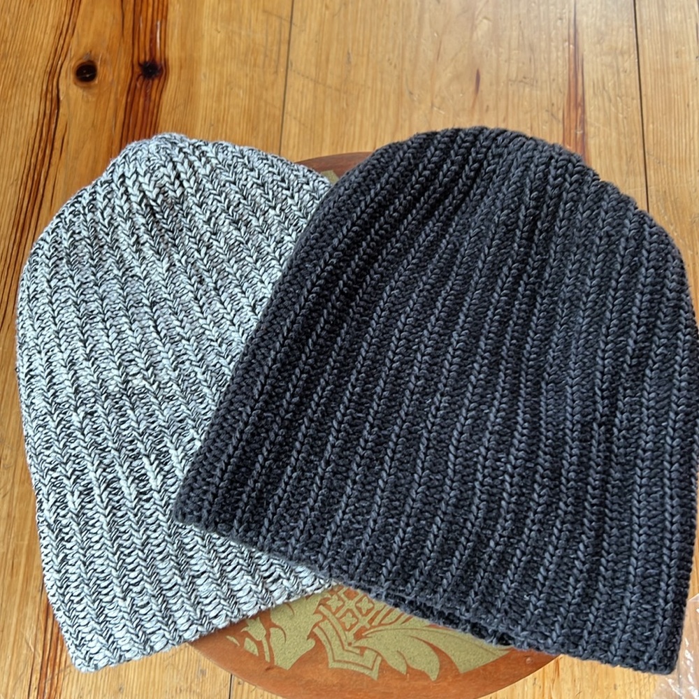 Set of 2 Love Your Melon Distressed Slouchy Beanies - Picture 15 of 16